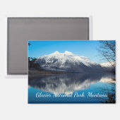 Gletsjer Nationaal Park MacDonald Lake Magneet (Voorkant / Achterkant)