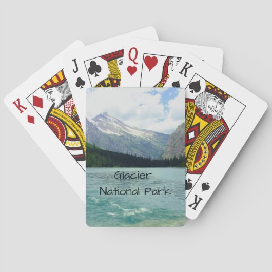 Gletsjer Nationaal Park Montana Pokerkaarten (Achterkant)