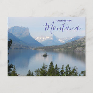 Gletsjer Nationaal Park Montana Reis Briefkaart