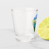 Gletsjer NP (pijlpunt) Shot Glas (Links)