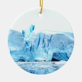 Gletsjer op Antarctica Keramisch Ornament