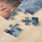 Gletsjer Park Winter Legpuzzel (Zijkant)