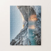 Gletsjer Park Winter Legpuzzel (Verticaal)