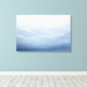 Gletsjer Sluier Zachte Poeder Was Canvas Print (Insitu (Houten vloer))