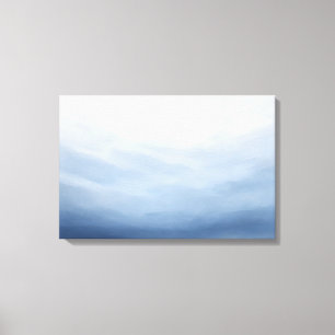 Gletsjer Sluier Zachte Poeder Was Canvas Print