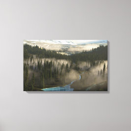 gletsjerdal canvas afdruk