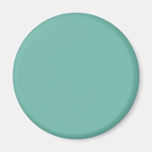 Gletsjergroen 6FB7A8 Kleur - Optie om naam toe te  Magneet (Voorkant)