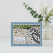 GLETSJERGROEVEN BEWAREN HET EILAND KELLEY BRIEFKAART (Staand voorkant)