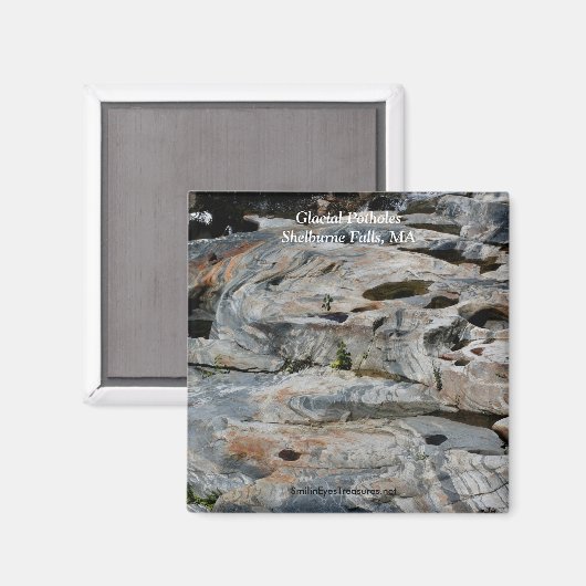 Gletsjerkuilen Shelburne Herfsten MA Magnet (Voorkant / Achterkant)