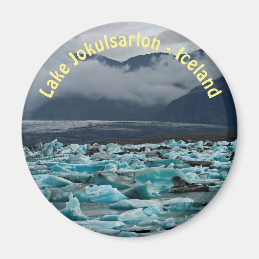 Gletsjermeer Jokulsarlon - IJsland Magneet (Voorkant)