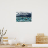 Gletsjermeer Jokulsarlon - IJsland Poster (Keuken)