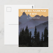 Gletsjernationaal park, Montana, Briefkaart (Voorkant / Achterkant)