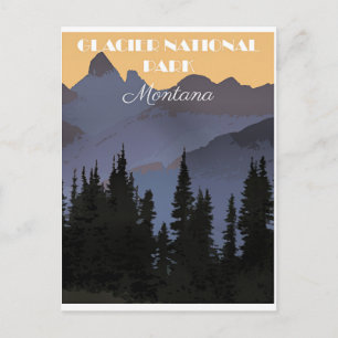 Gletsjernationaal park, Montana, Briefkaart