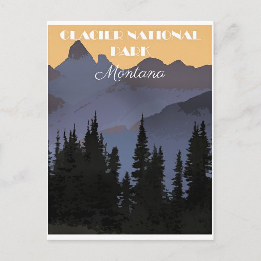 Gletsjernationaal park, Montana, Briefkaart (Voorkant)