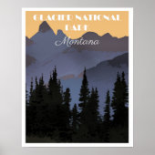 Gletsjernationaal park, Montana, Poster (Voorkant)