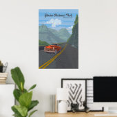 Gletsjernationaal Park Reisposter Poster (Thuiskantoor)