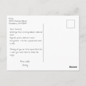 Gletsjernationaal Park Schitterende Ansichtkaart Briefkaart (Achterkant)