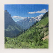 Gletsjernationaal Park Schitterende Berg Legpuzzel (Verticaal)