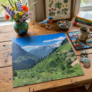 Gletsjernationaal Park Schitterende Berg Legpuzzel