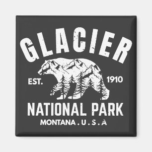 Gletsjernationaal Park USA Montana Magneet
