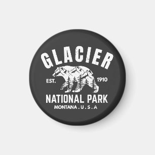 Gletsjernationaal Park USA Montana Magneet