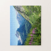 Gletsjerpark bloemen legpuzzel (Verticaal)