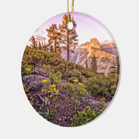 Gletsjerpunt (horizontaal) keramisch ornament (Links)