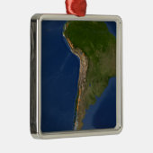 Gletsjers in regio's van Zuid-Amerika Metalen Ornament (Rechts)