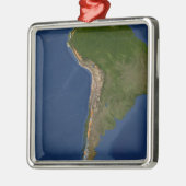 Gletsjers in regio's van Zuid-Amerika Metalen Ornament (Links)