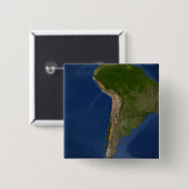 Gletsjers in regio's van Zuid-Amerika Vierkante Button 5,1 Cm (Voorkant /achterkant)