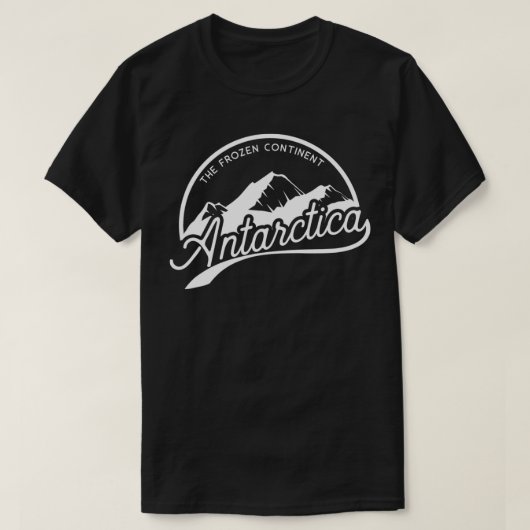 Gletsjers op Antarctica T-shirt (Design voorkant)