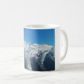 Gletsjers op Mont Blanc Koffiemok (Voorkant rechts)