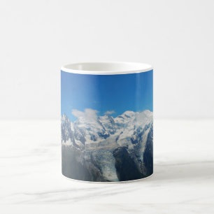 Gletsjers op Mont Blanc Koffiemok