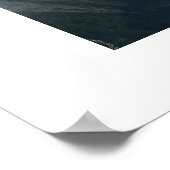 Gletsjers op Mont Blanc Poster (Hoek)
