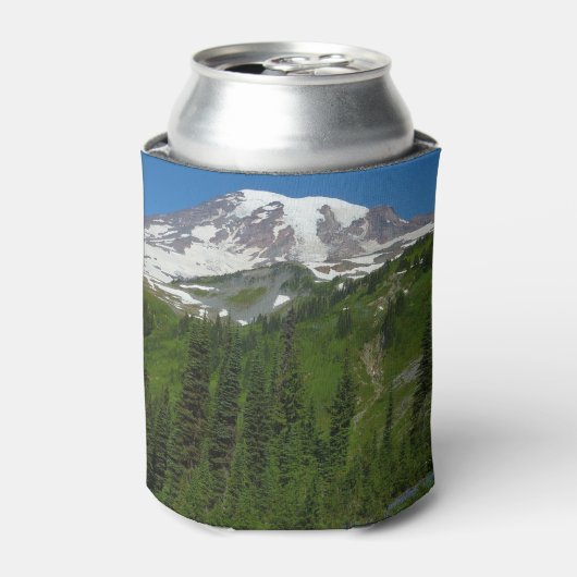 Gletsjersmelt op Mount Rainier Blikjeskoeler (Blikje Voorkant)