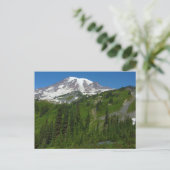 Gletsjersmelt op Mount Rainier Briefkaart (Staand voorkant)