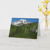 Gletsjersmelt op Mount Rainier Kaart (Gele Bloem)