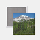 Gletsjersmelt op Mount Rainier Magneet (Voorkant / Achterkant)