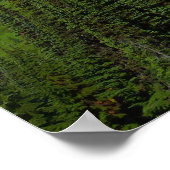 Gletsjersmelt op Mount Rainier Poster (Hoek)