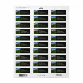 Gletsjersmelting bij Mount Rainier Etiket (Full Sheet)