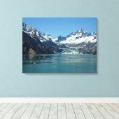 Gletsjervoedende wateren van Alaska Canvas Afdruk (Insitu (Houten vloer))