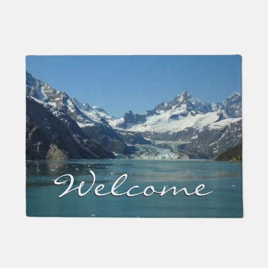 Gletsjervoedende wateren van Alaska Deurmat (Voorkant)