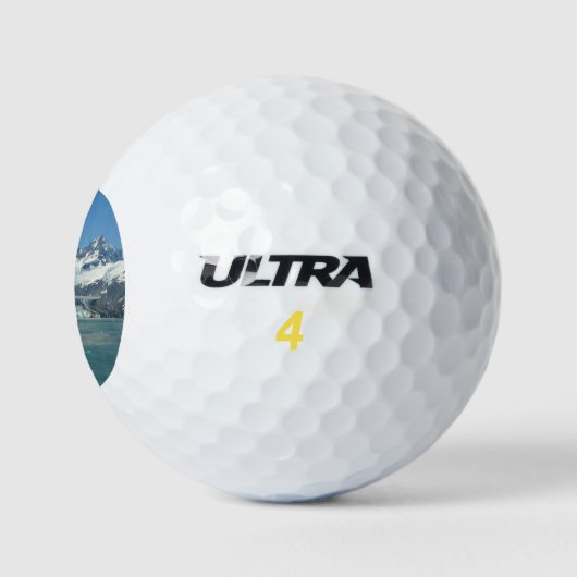 Gletsjervoedende wateren van Alaska Golfballen (Logo)