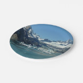 Gletsjervoedende wateren van Alaska Papieren Bordje (Gekanteld)