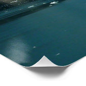 Gletsjervoedende wateren van Alaska Perfect Poster (Hoek)