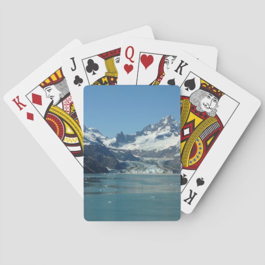 Gletsjervoedende wateren van Alaska Pokerkaarten (Achterkant)