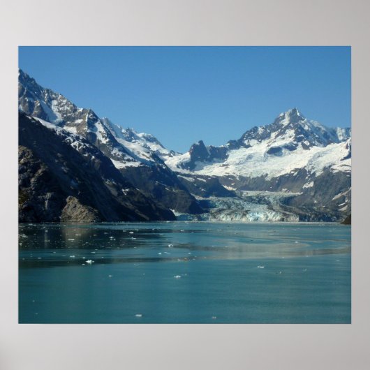 Gletsjervoedende wateren van Alaska Poster (Voorkant)