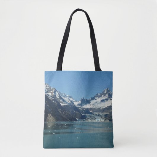 Gletsjervoedende wateren van Alaska Tote Bag (Voorkant)