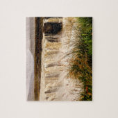 Gletsjerwaterval IJsland Legpuzzel (Verticaal)