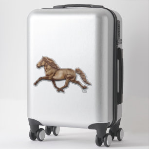 Gletta in het IJslandse paard Bronze Sticker
